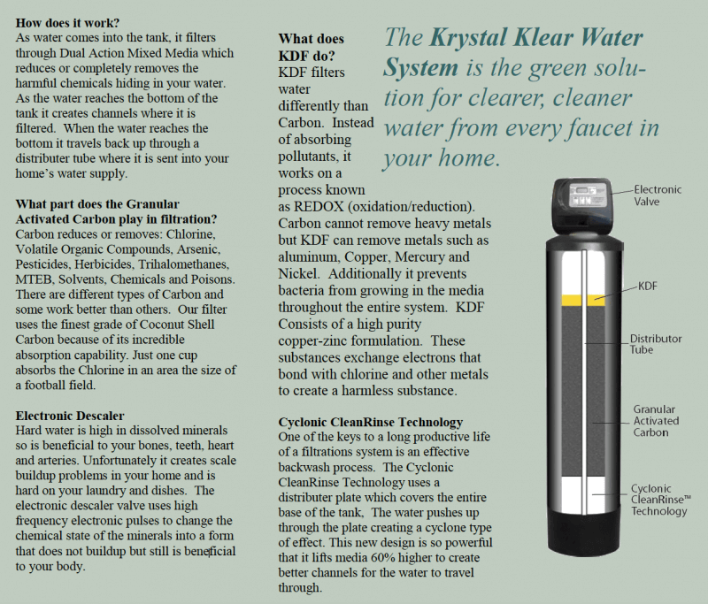 Krystal Klear Water System